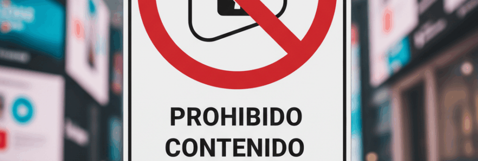 Prohibido el contenido no autentico en youtube
